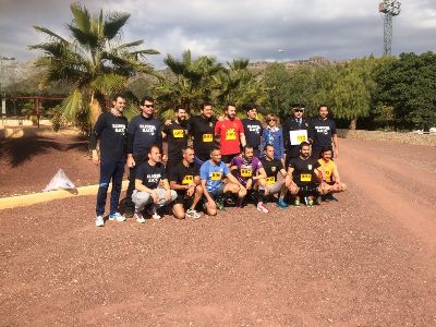 Una docena de policas locales de Lorca participan con motivo de su patrn San Patricio en la primera carrera de obstculos extrema ELIOPOL RACE