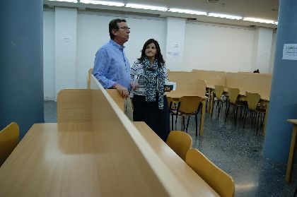 El Ayuntamiento de Lorca reabre la sala de estudio del Centro Cultural de la Ciudad tras los terremotos del 11 de mayo