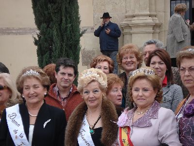 Las aspirantes a Reina de los Centros de Mayores de Murcia realizan una visita turstica a Lorca