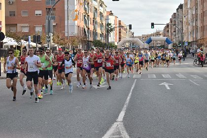 Mustapha El Aziz y Marta Belmonte ganan la 36 Media Maratn 'Ciudad de Lorca'