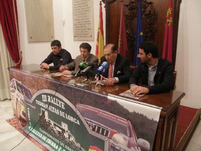 97 vehculos participarn en el III Rallye Tierras Altas de Lorca que se celebrar este fin de semana en el municipio