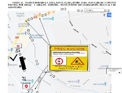 La Polica Local establece normas especiales de circulacin entre la Avenida Juan Carlos I y Puente Tocinos