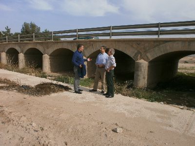 La Consejera de Fomento mejorar el drenaje de la rambla de Viznaga de Lorca