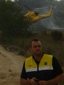 Estabilizado un incendio de 5,4 hectreas forestales en la pedana lorquina Zarcilla de Ramos 