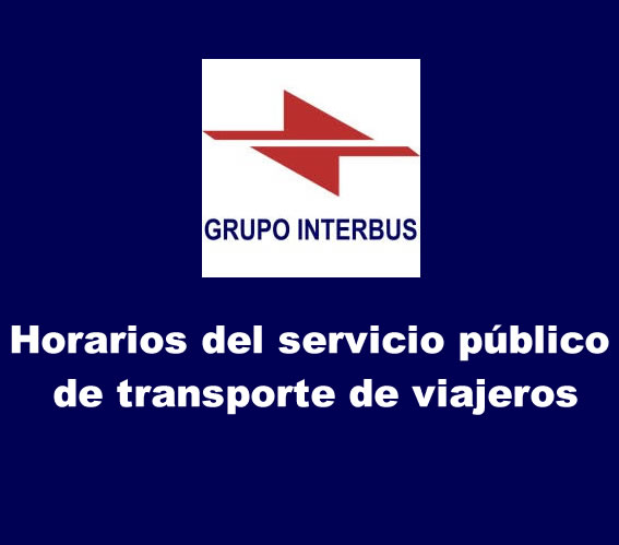 Horarios del servicio público de transporte de viajeros de las líneas Lorca - Murcia