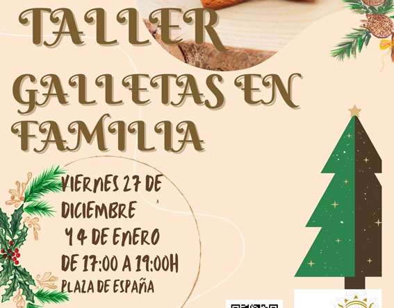 Taller de galletas en familia