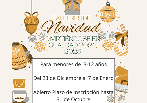 Talleres de Navidad: Divirtiéndose con Igualdad