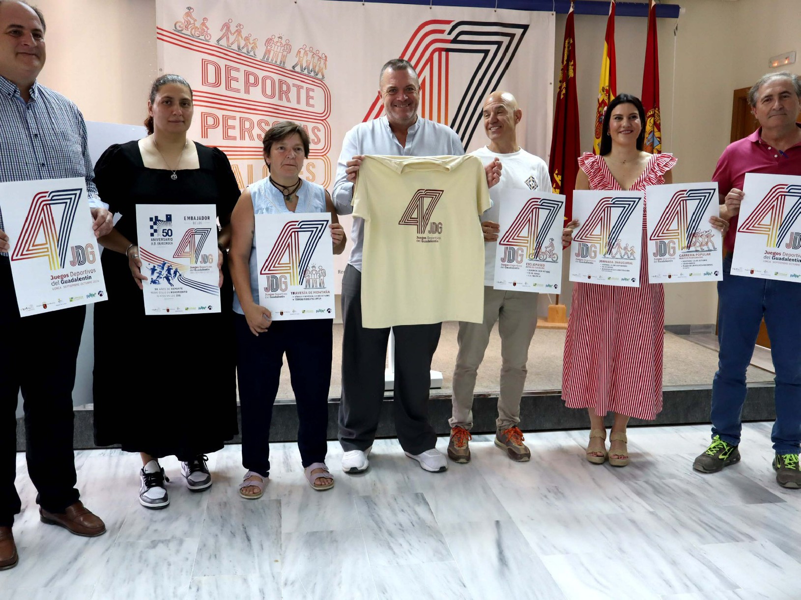 Lorca presenta la 47ª edición de los Juegos Deportivos del Guadalentín, el gran referente regional del deporte popular