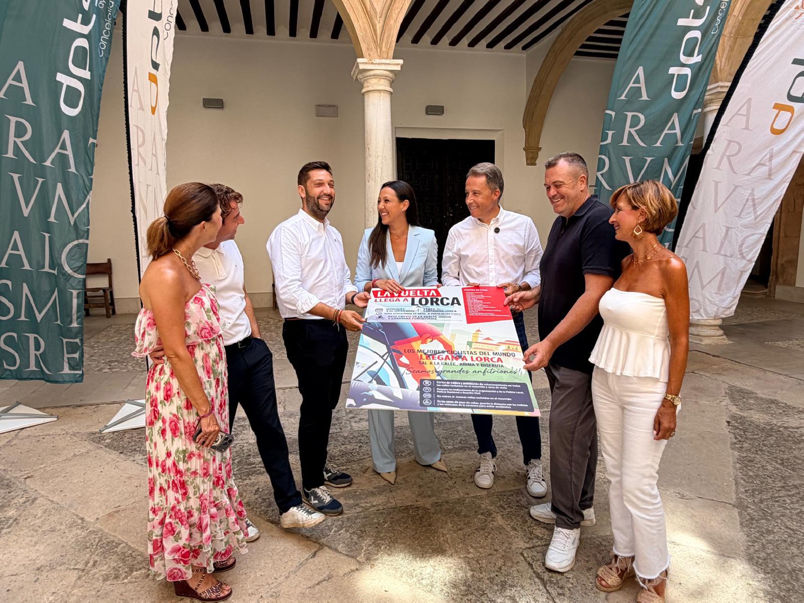 Lorca cuenta las horas para el desembarco de 'La Vuelta' y de los mejores ciclistas del mundo el próximo miércoles, 2 de septiembre