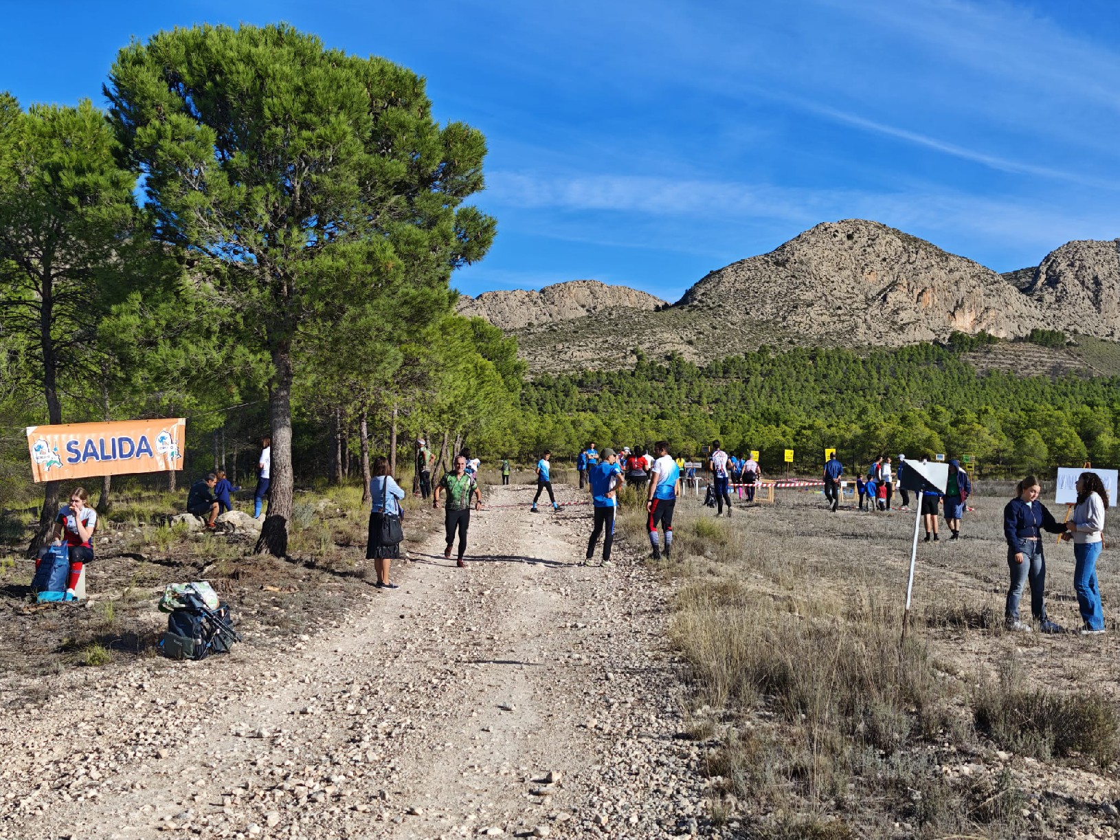 La orientación congrega a más de 200 participantes en  Fuente Atocha en los 47º Juegos Deportivos del Guadalentín